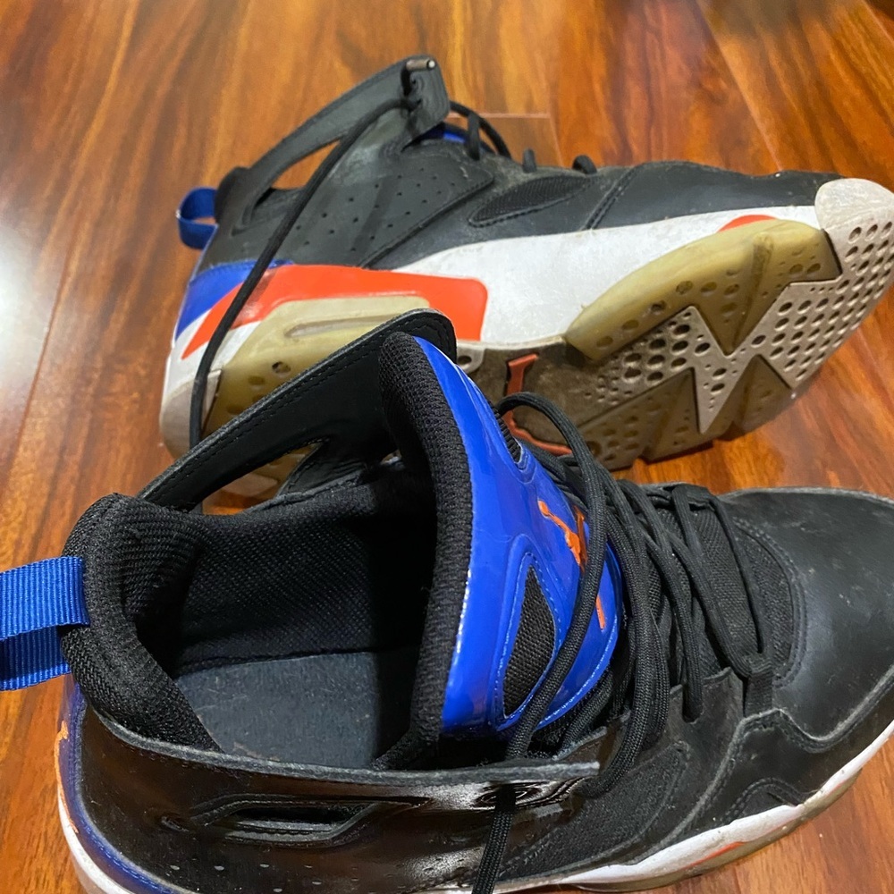 Nike Air Jordan Knick 91 Men’s Shoes Black and Blue High-Top Sneakers size 9.5” - Picture 2 of 11